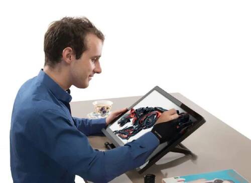 XP-Pen Grafik Tablet Eldiveni Tek Beden Siyah - 4