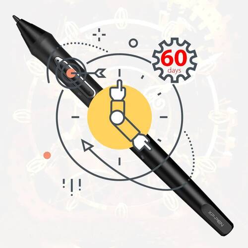 XP-Pen P02S Şarjlı Stylus Grafik Tablet Kalemi - Artist 16 Pro, Artist 22 Pro, Artist 22E Pro Uyumlu