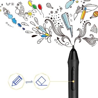 XP-Pen P05 Pilsiz Grafik Tablet Kalem- 8 Yedek Uç - 3