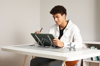 XP-Pen Portatif Katlanabilir Alüminyum Grafik Ekran Tablet Standı AÇIK AMBALAJ - Thumbnail