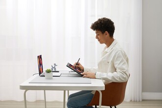 XP-Pen Portatif Katlanabilir Alüminyum Grafik Ekran Tablet Standı AÇIK AMBALAJ - Thumbnail