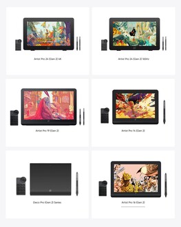 XP-Pen X3 Pro Slim Stylus Grafik Tablet Kalem - Artist Pro 14 Gen2/Pro16/Pro 19 Gen2, Deco Pro Gen2 Uyumlu - Thumbnail