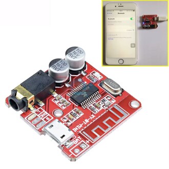 XY-BT-Mini Bluetooth 4.1 Modülü MP3 Lossless Decoder Kart Araç Hoparlör Amfi - 5